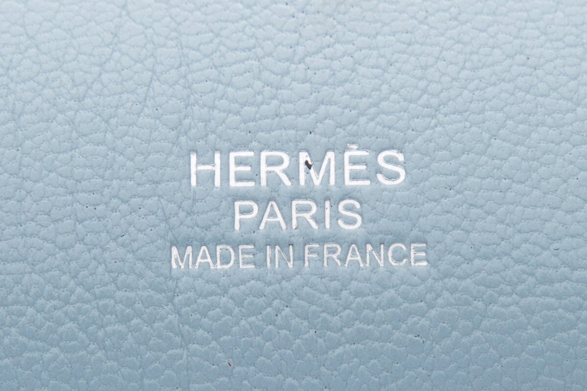 HermÃƒÆ’Ã‚Â¨s Jypsiere 28cm Clemence in Blue Jean Cross-Body