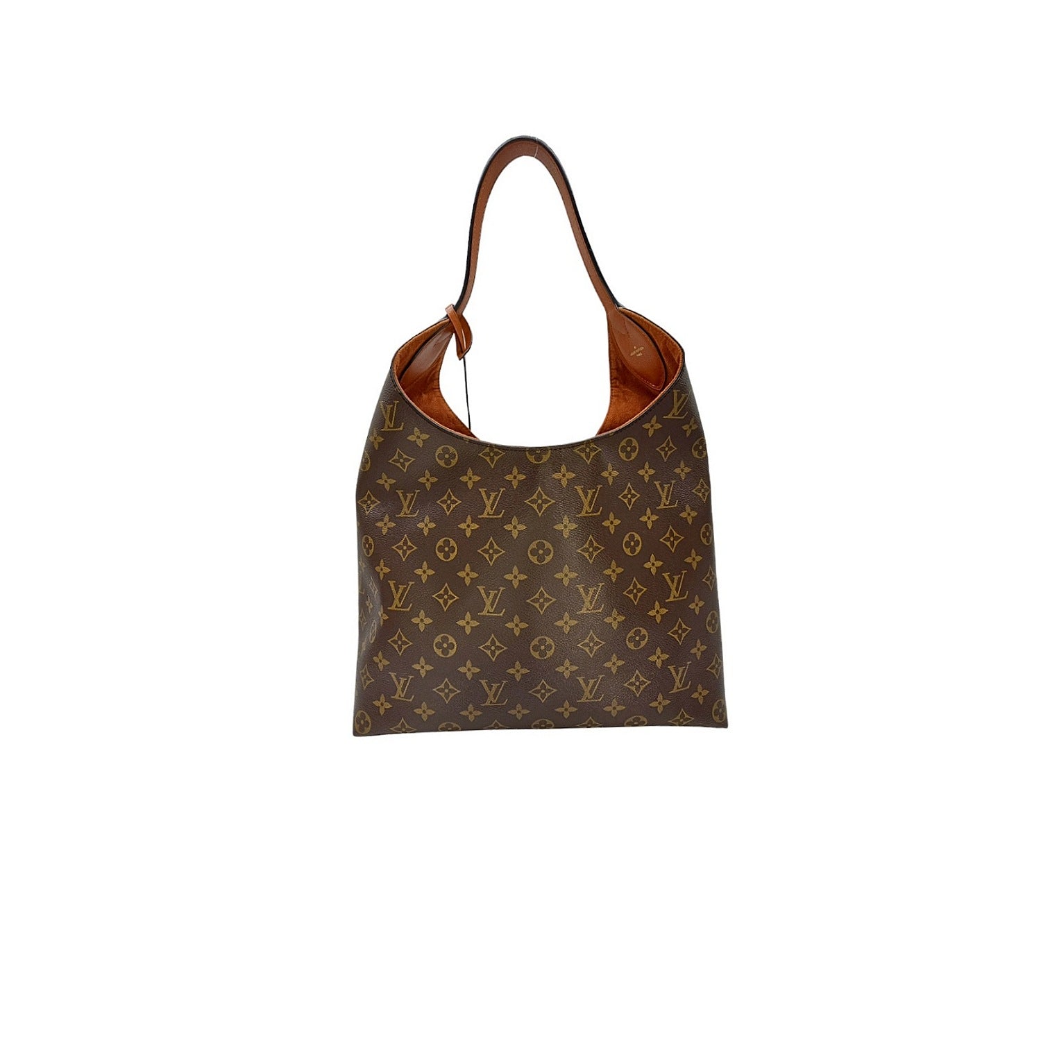Louis Vuitton Monogram Canvas Flower Hobo Caramel