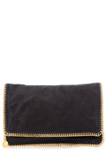Stella McCartney Black & Gold Falabella Clutch
