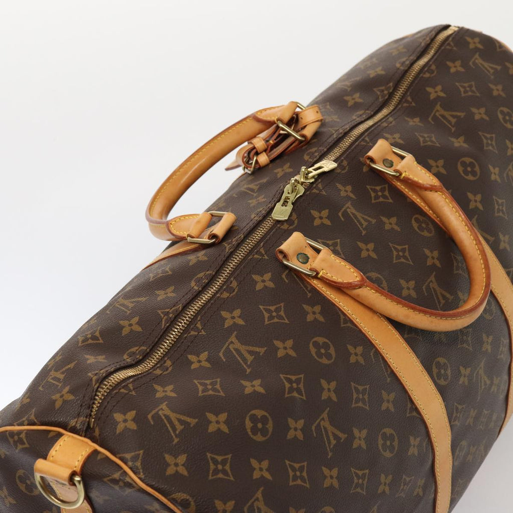 Louis Vuitton Keepall Bandouliere 55  Canvas Travel Bag