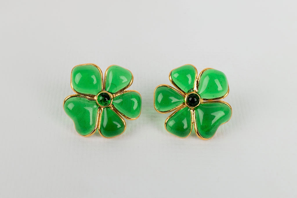 Boucles d'oreilles fleurs Augustine