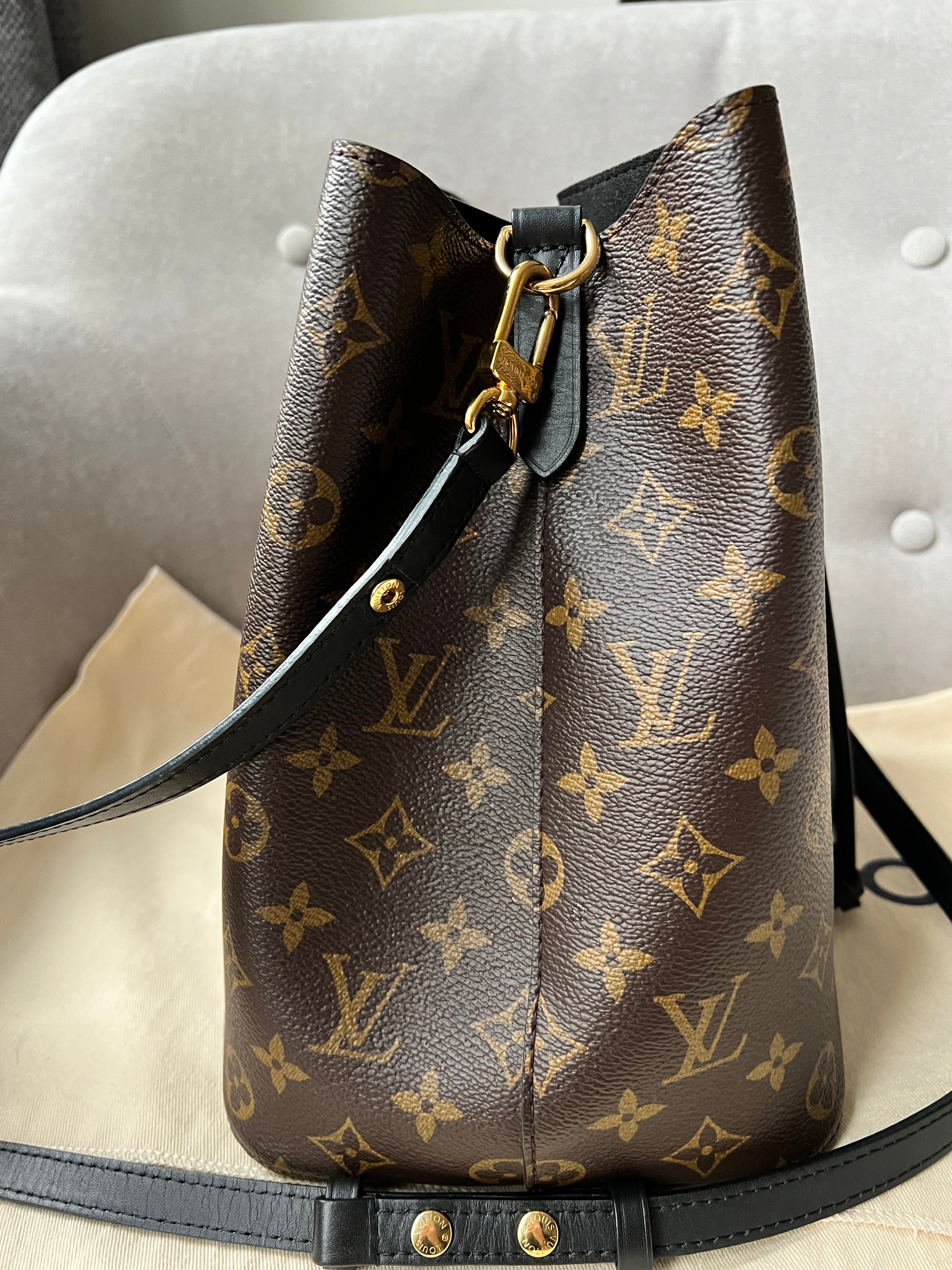 Louis Vuitton Neo Noe Monogram and Black (RRP £1,560)