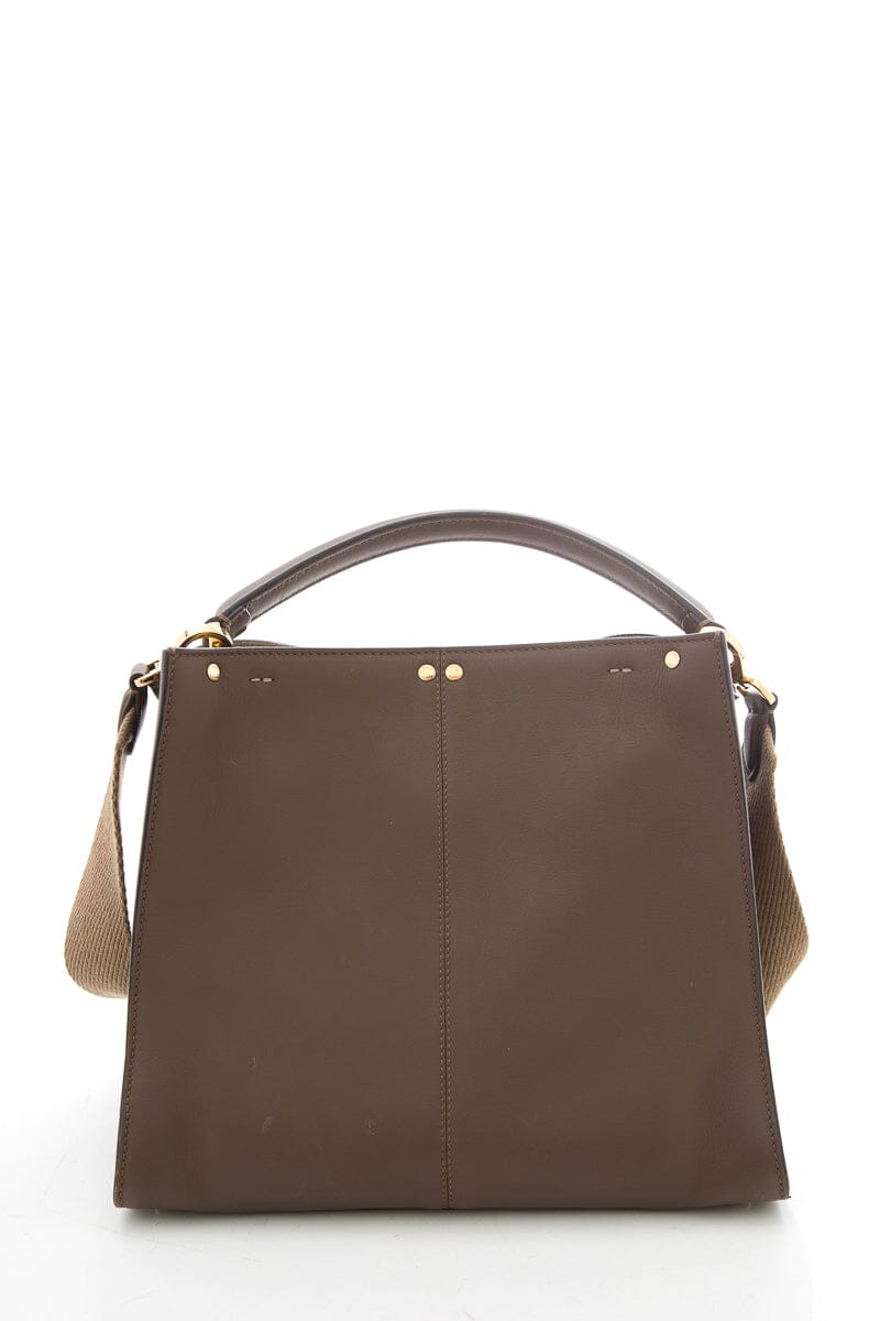 Fendi Brown Med Peekaboo Handbag