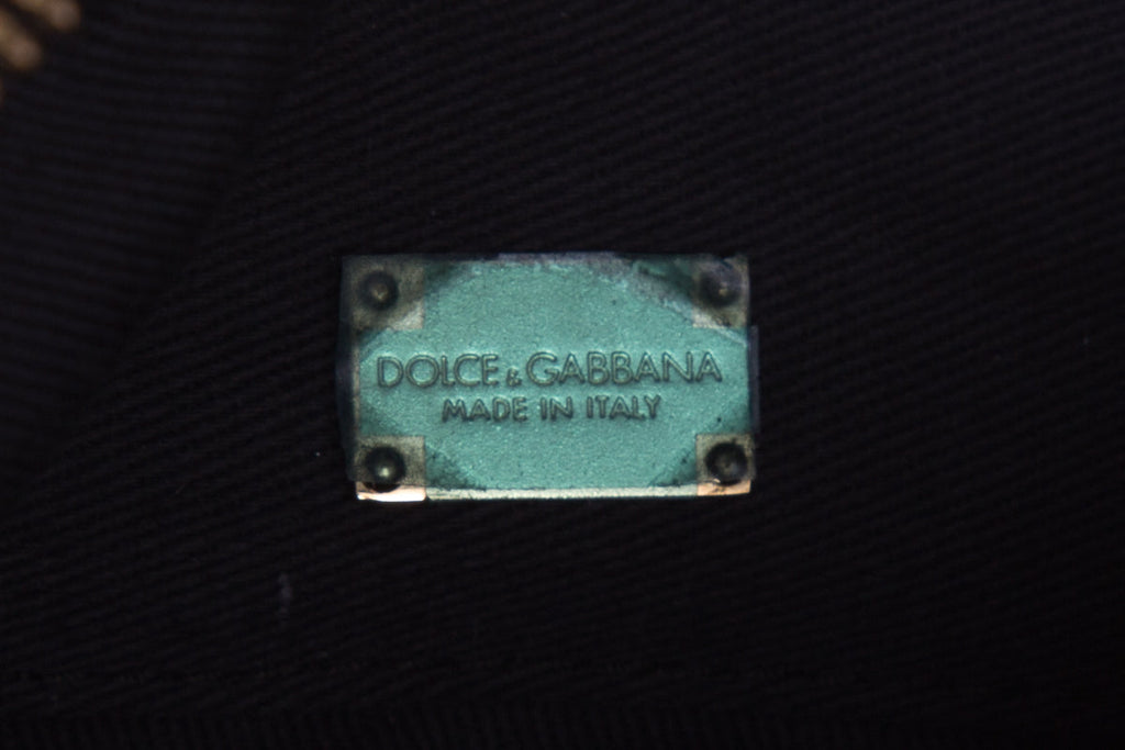 Dolce & Gabbana Leopard Dauphine Square Cross-Body