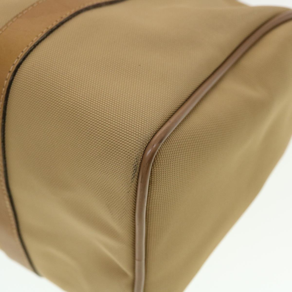 GUCCI Web Sherry Line Boston Bag Canvas Beige Red Green 378.012.3841 43210