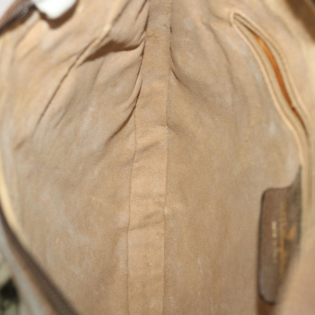 GUCCI GG Canvas Shoulder Bag PVC Leather Beige 41.02.058 43239
