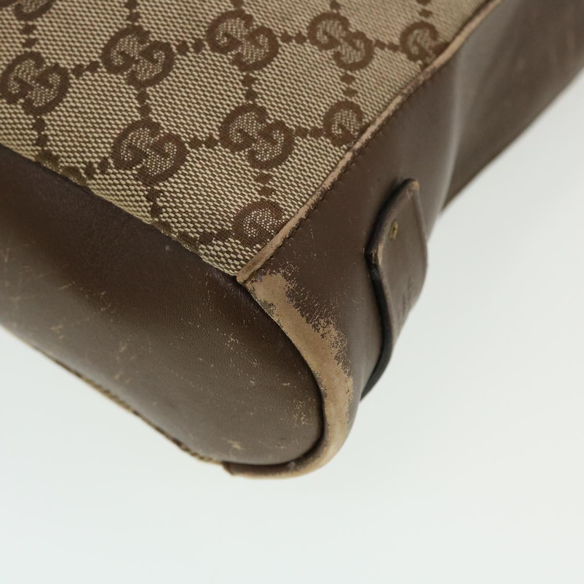 GUCCI GG Canvas Shoulder Bag Beige 91761 43267