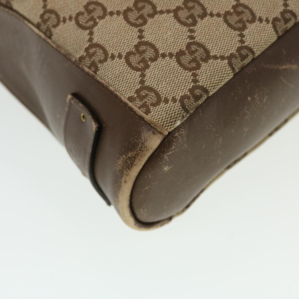 GUCCI GG Canvas Shoulder Bag Beige 91761 43267