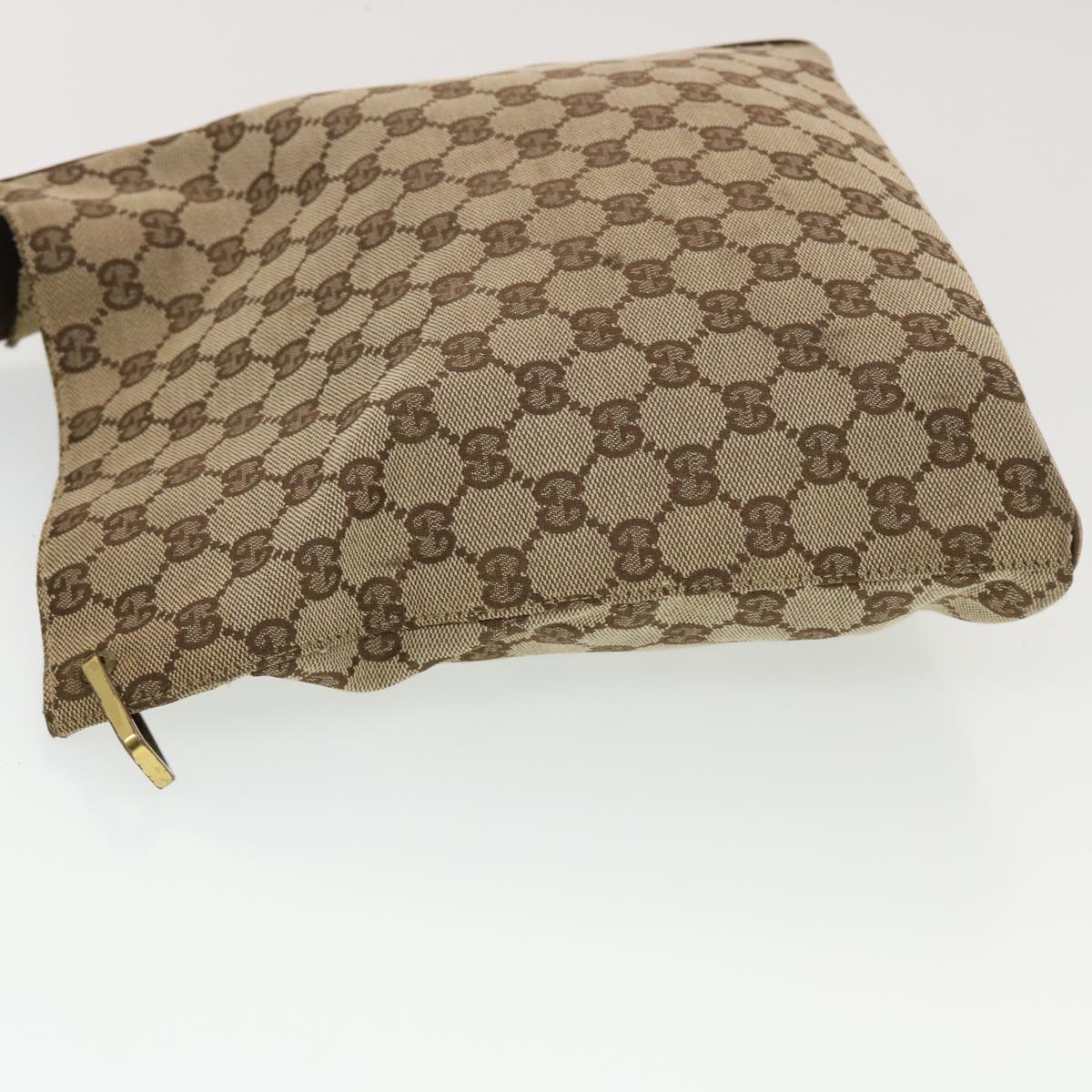 GUCCI GG Canvas Shoulder Bag Beige 91761 43267