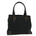 GUCCI GG Canvas Tote Bag Black 124260 43271