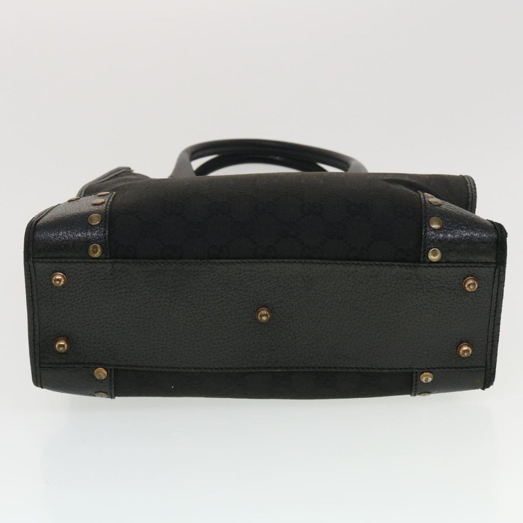 GUCCI GG Canvas Tote Bag Black 124260 43271