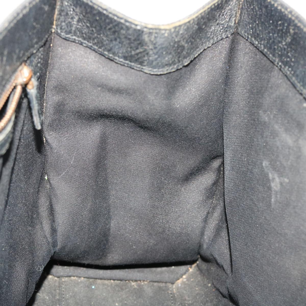 GUCCI GG Canvas Tote Bag Black 124260 43271