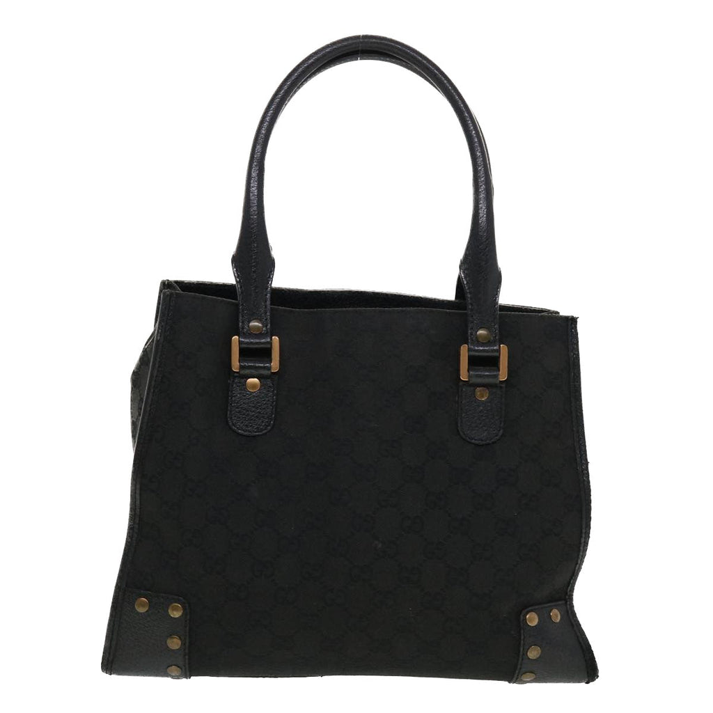 GUCCI GG Canvas Tote Bag Black 124260 43271