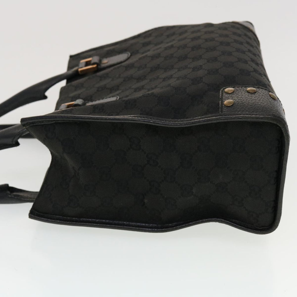 GUCCI GG Canvas Tote Bag Black 124260 43271