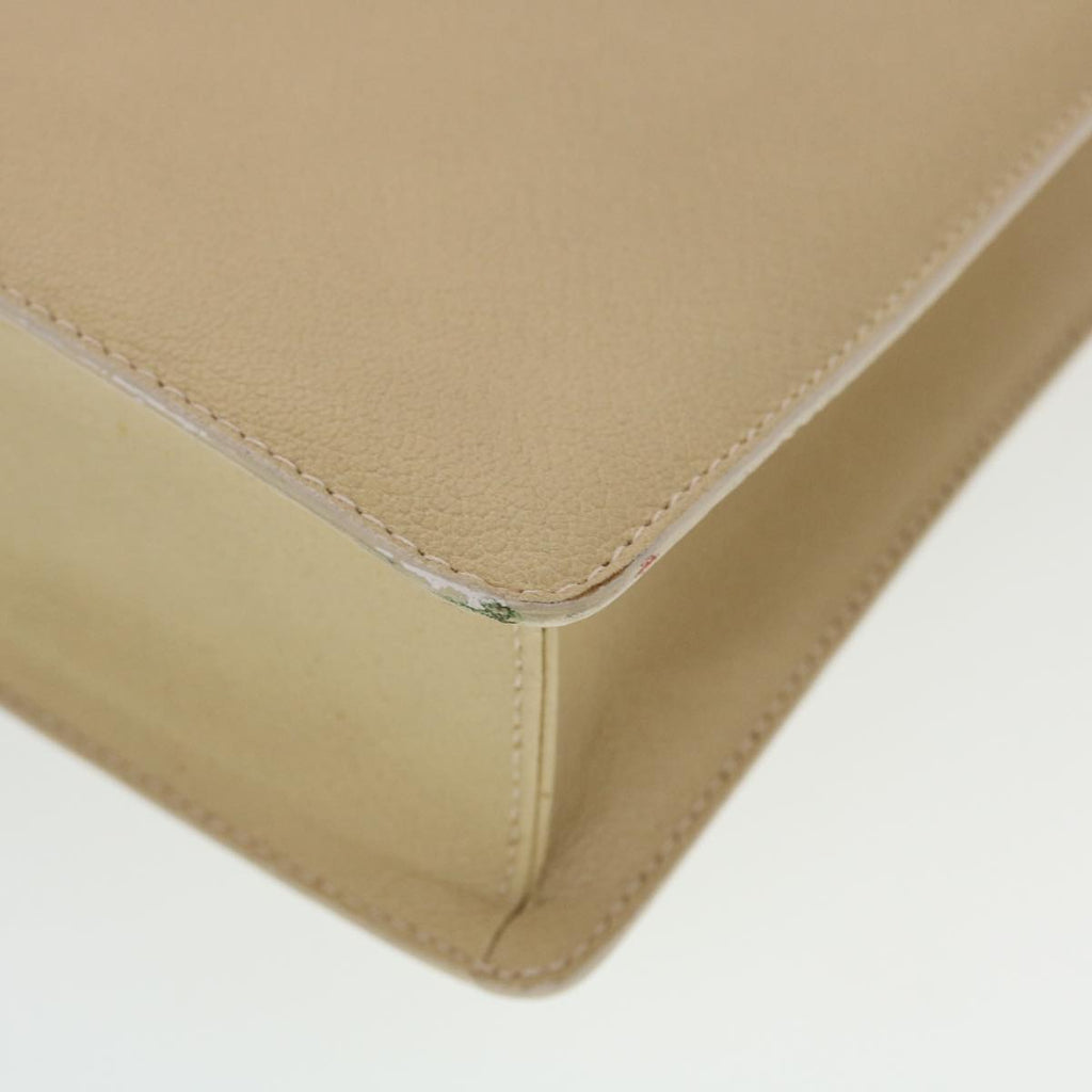 GUCCI Shoulder Bag Leather Beige 43282