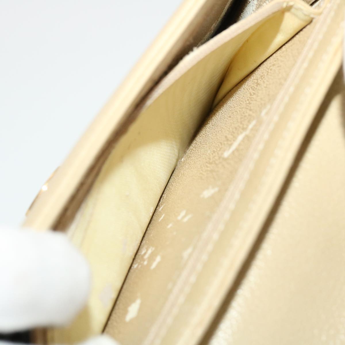 GUCCI Shoulder Bag Leather Beige 43282