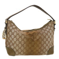GUCCI GG Canvas Shoulder Bag Beige 269959 43302