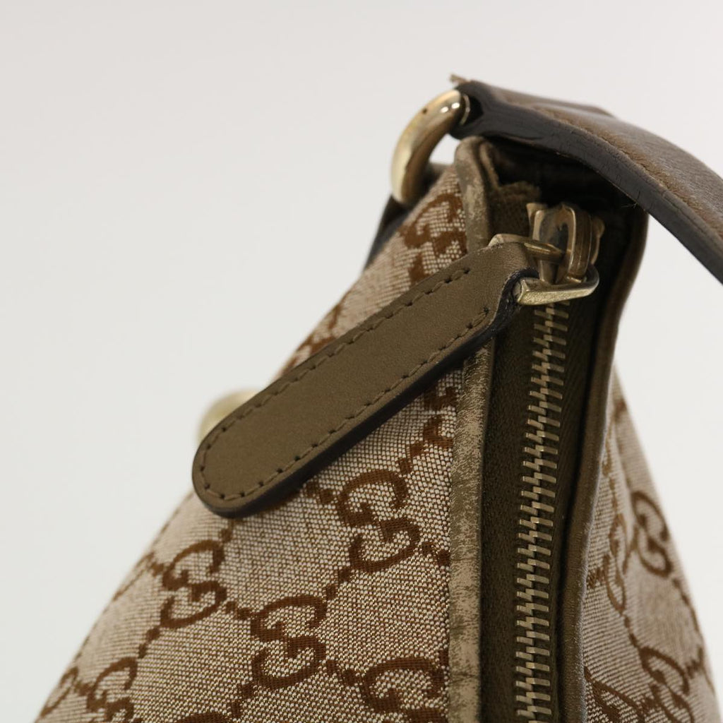 GUCCI GG Canvas Shoulder Bag Beige 269959 43302
