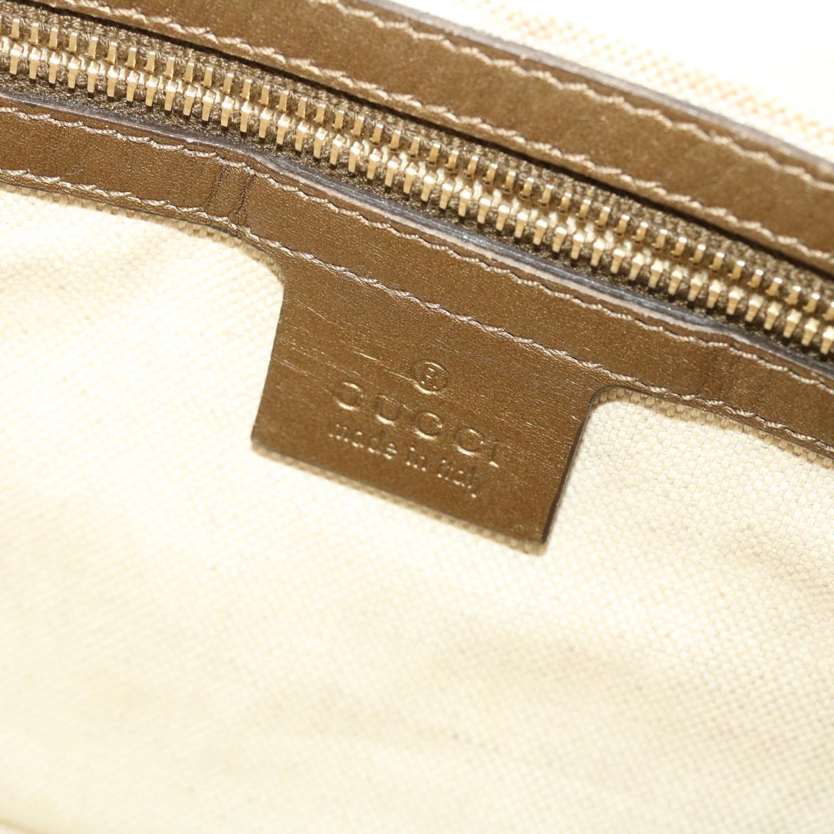 GUCCI GG Canvas Shoulder Bag Beige 269959 43302