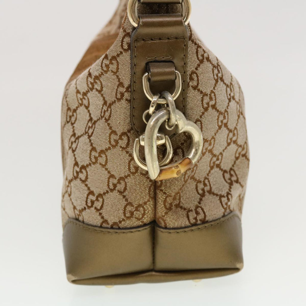 GUCCI GG Canvas Shoulder Bag Beige 269959 43302