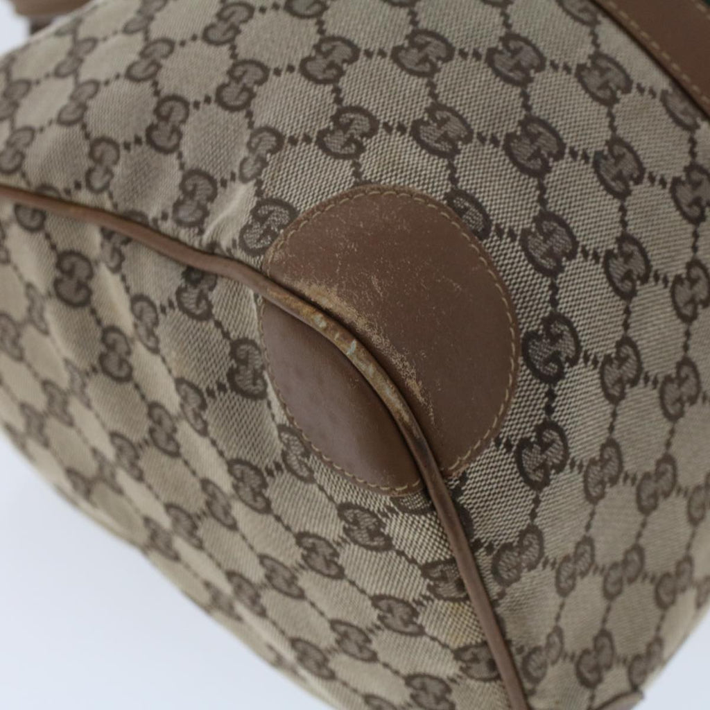 GUCCI GG Canvas Web Sherry Line Boston Bag Beige Red 2122.000.5301 43326