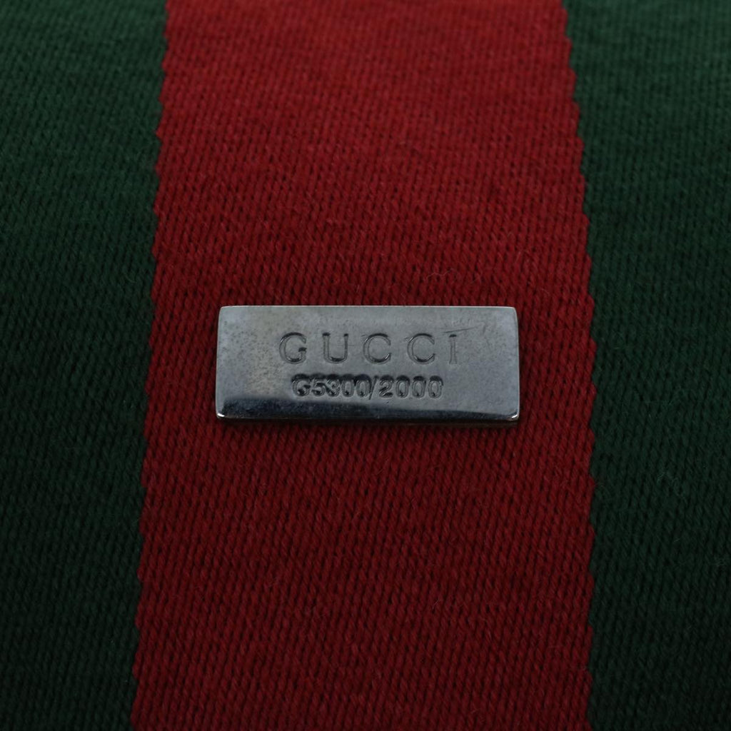 GUCCI GG Canvas Web Sherry Line Boston Bag Beige Red 2122.000.5301 43326