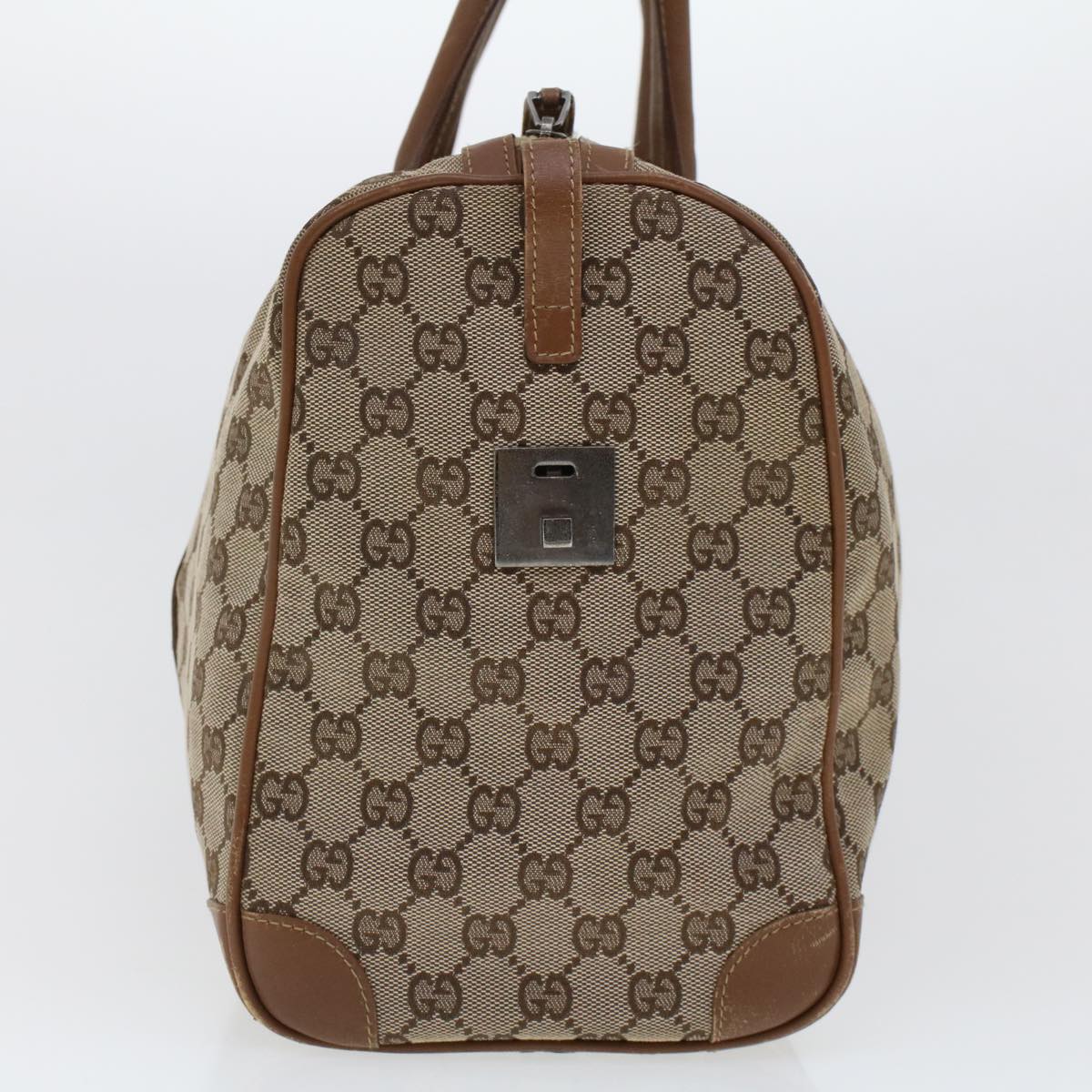 GUCCI GG Canvas Web Sherry Line Boston Bag Beige Red 2122.000.5301 43326