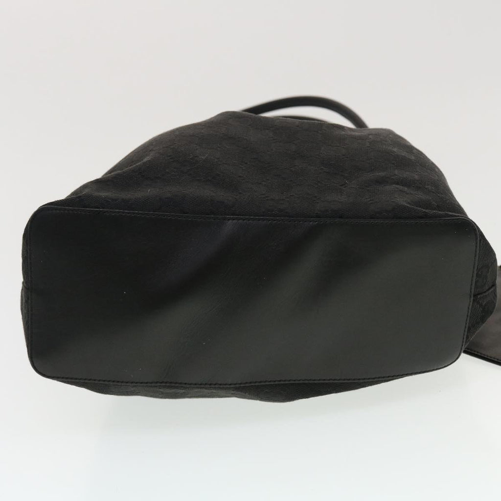 GUCCI GG Canvas Shoulder Bag Black 90644 43327