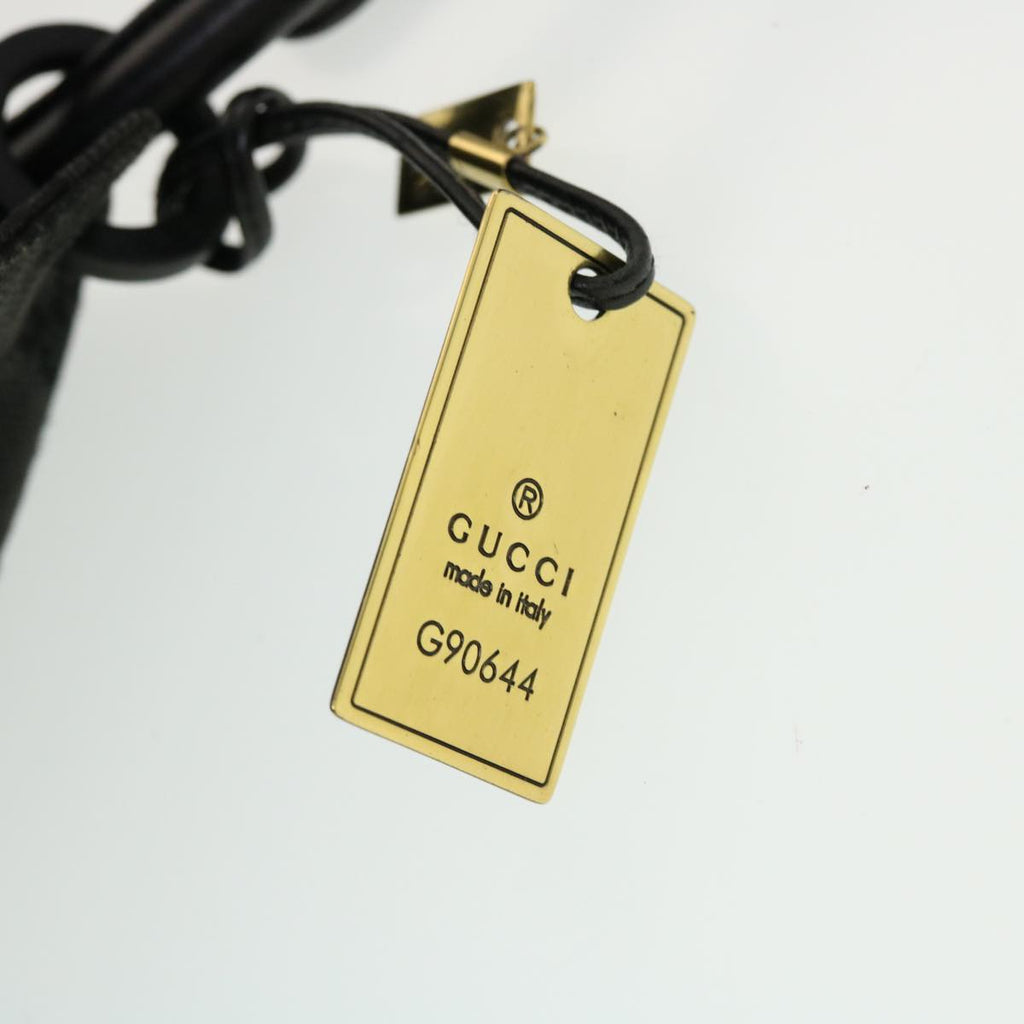 GUCCI GG Canvas Shoulder Bag Black 90644 43327