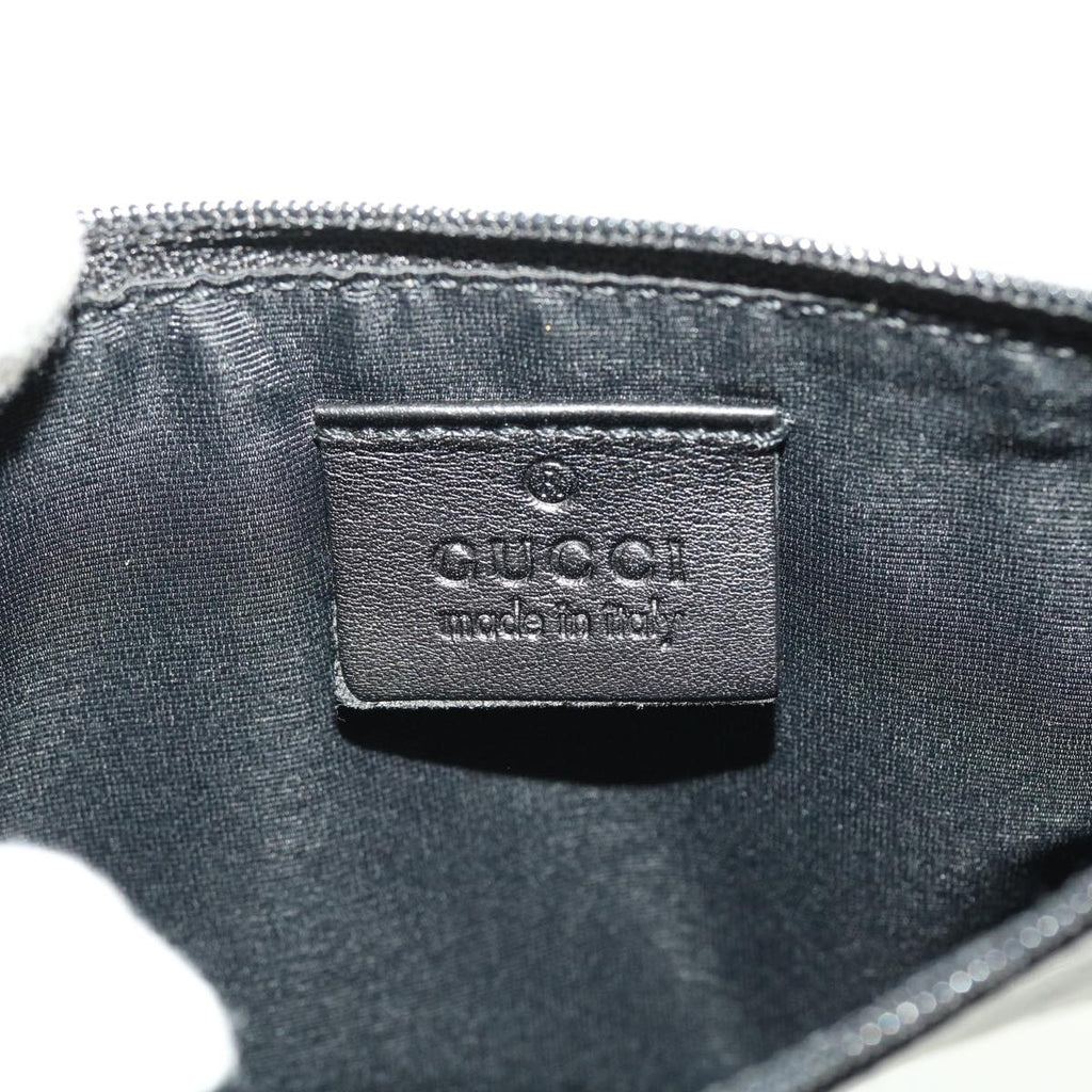 GUCCI GG Canvas Shoulder Bag Black 90644 43327
