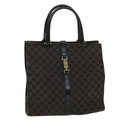 GUCCI GG Canvas Jackie Hand Bag Brown 0021064 43332