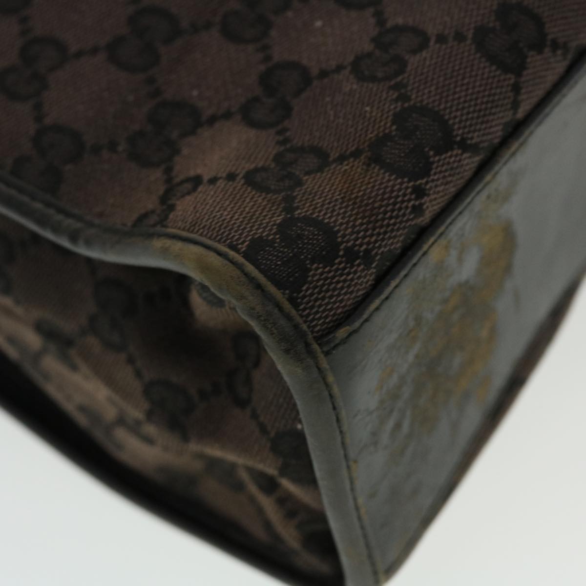 GUCCI GG Canvas Jackie Hand Bag Brown 0021064 43332