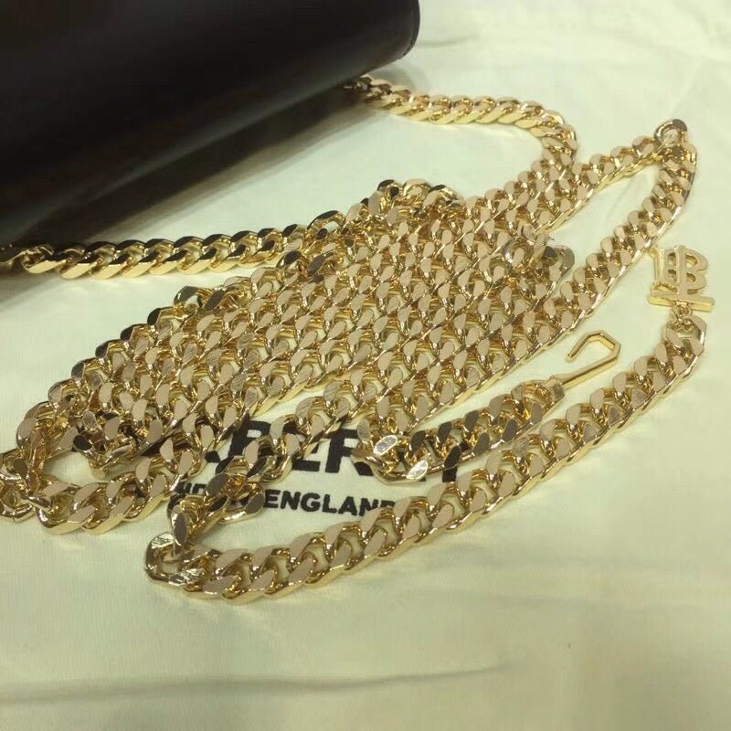 GLAMI Tb Chain Belt Bag Black For Women, Bags 6.6in/17cm