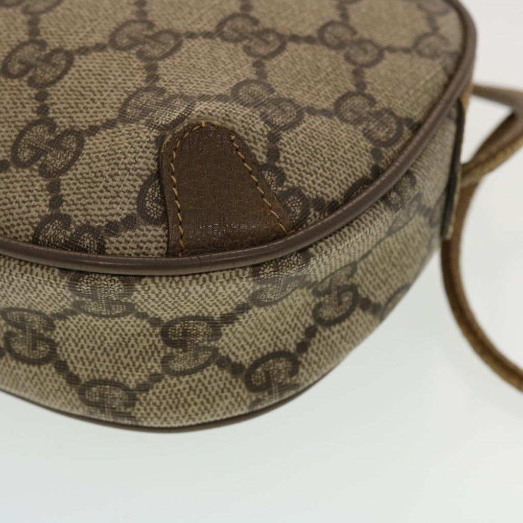 GUCCI GG Supreme Web Sherry Line Shoulder Bag Beige Red 89.02.066 43663