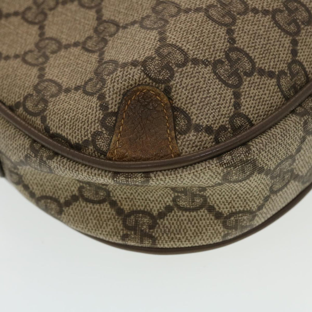 GUCCI GG Supreme Web Sherry Line Shoulder Bag Beige Red 89.02.066 43663