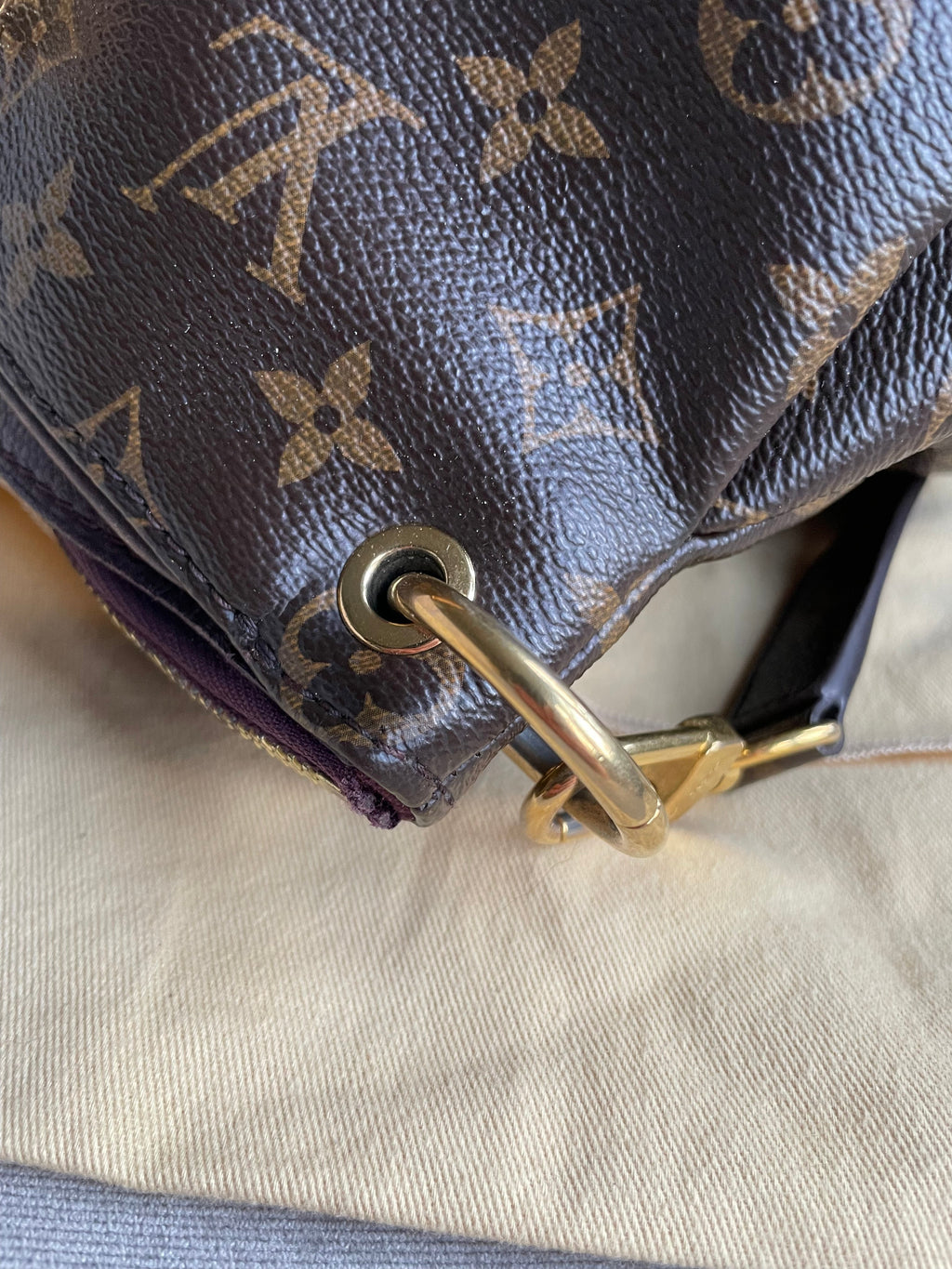 Louis Vuitton Pallas Tote in Monogram and Grape (RRP £1960)
