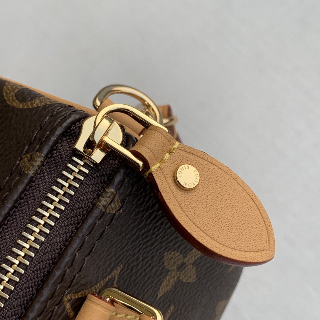 Louis Vuitton Nano Speedy Monogram Canvas For Women, WomenÃ¢â‚¬â„¢s Handbags, Shoulder Bags 6.3in/16cm LV M81085