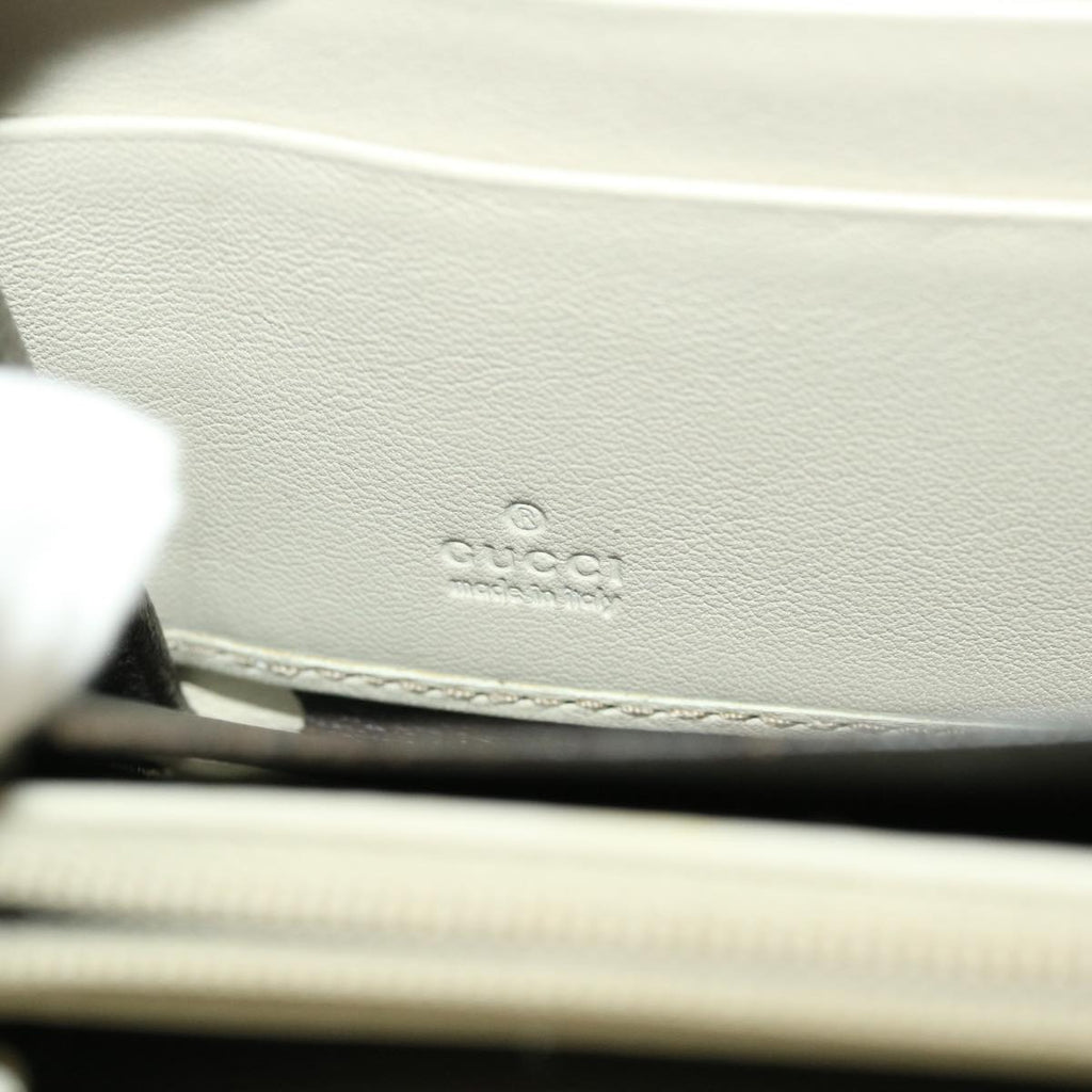 GUCCI GG Canvas Long Wallet Beige White 308012 43741