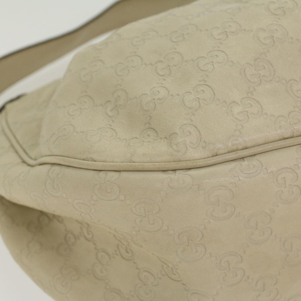 GUCCI GG Canvas Guccissima Shoulder Bag Beige 232955 43751
