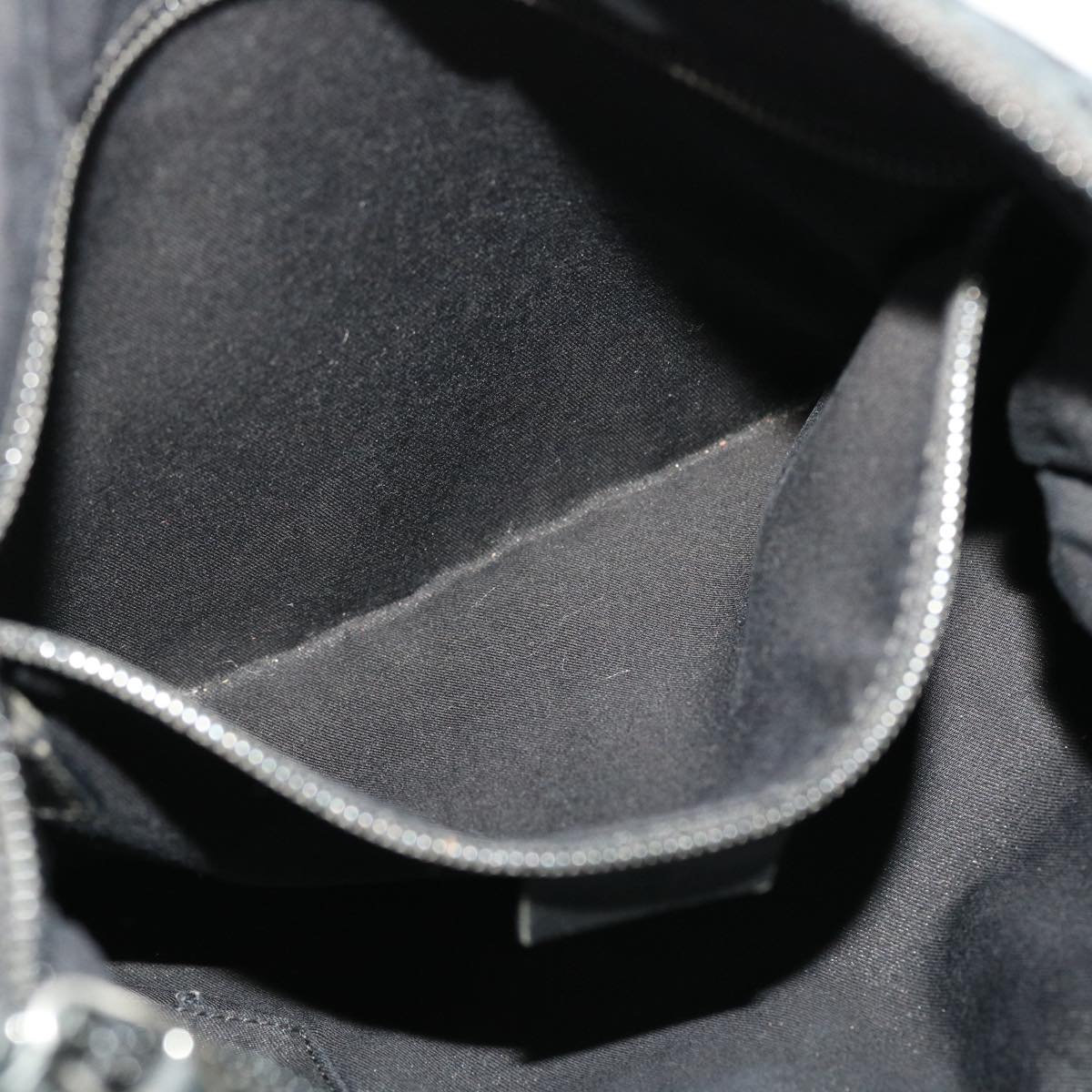 GUCCI GG Canvas Shoulder Bag Black 145857 43763
