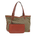 GUCCI GG Canvas Tote Bag Beige 247209 43885