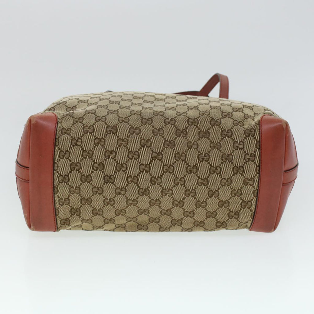 GUCCI GG Canvas Tote Bag Beige 247209 43885