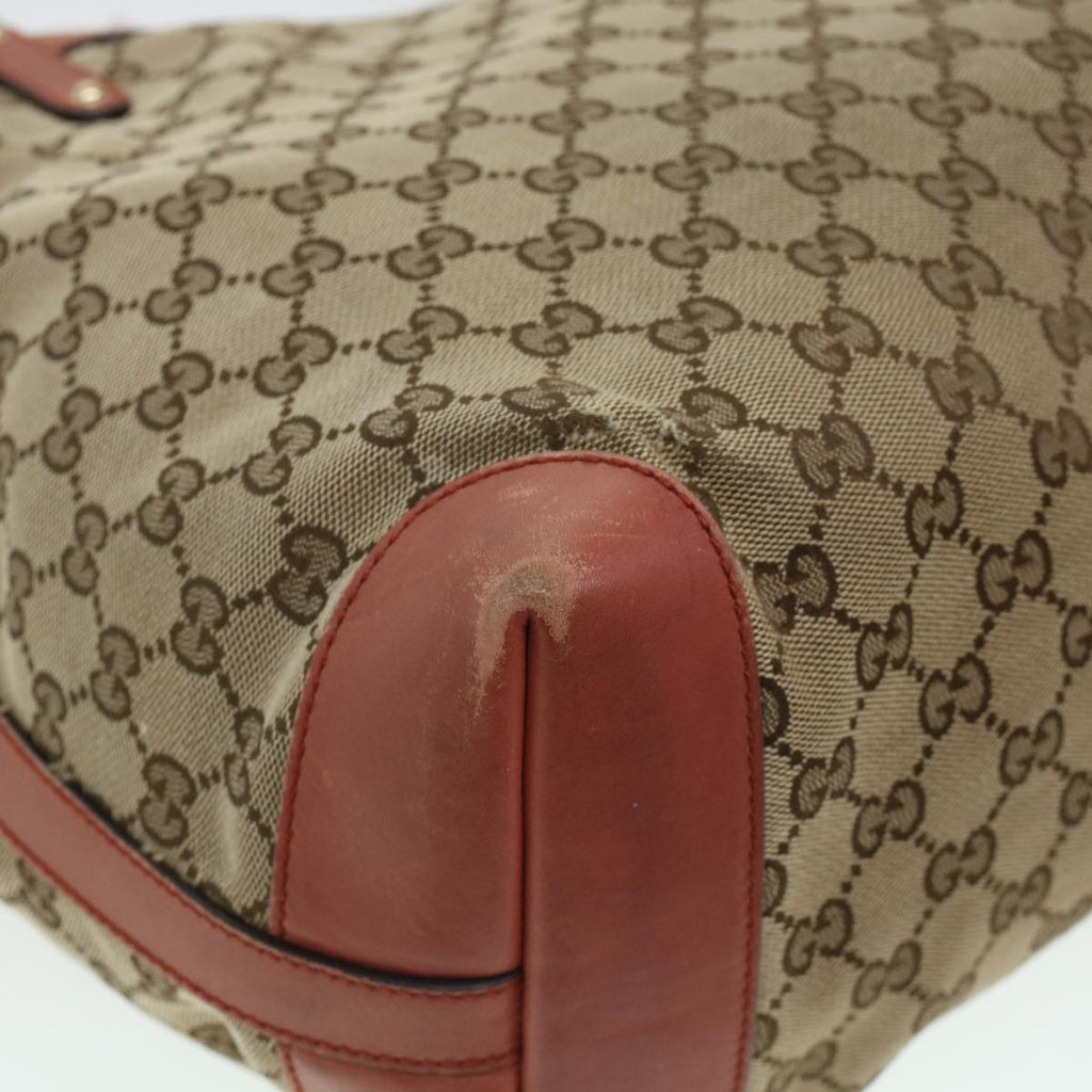 GUCCI GG Canvas Tote Bag Beige 247209 43885