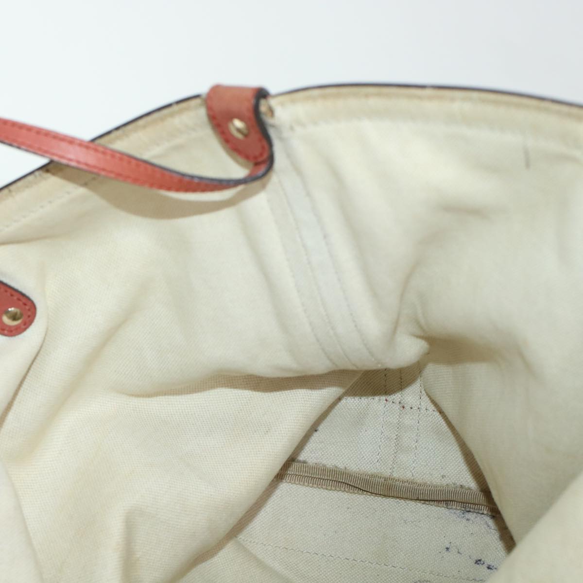 GUCCI GG Canvas Tote Bag Beige 247209 43885