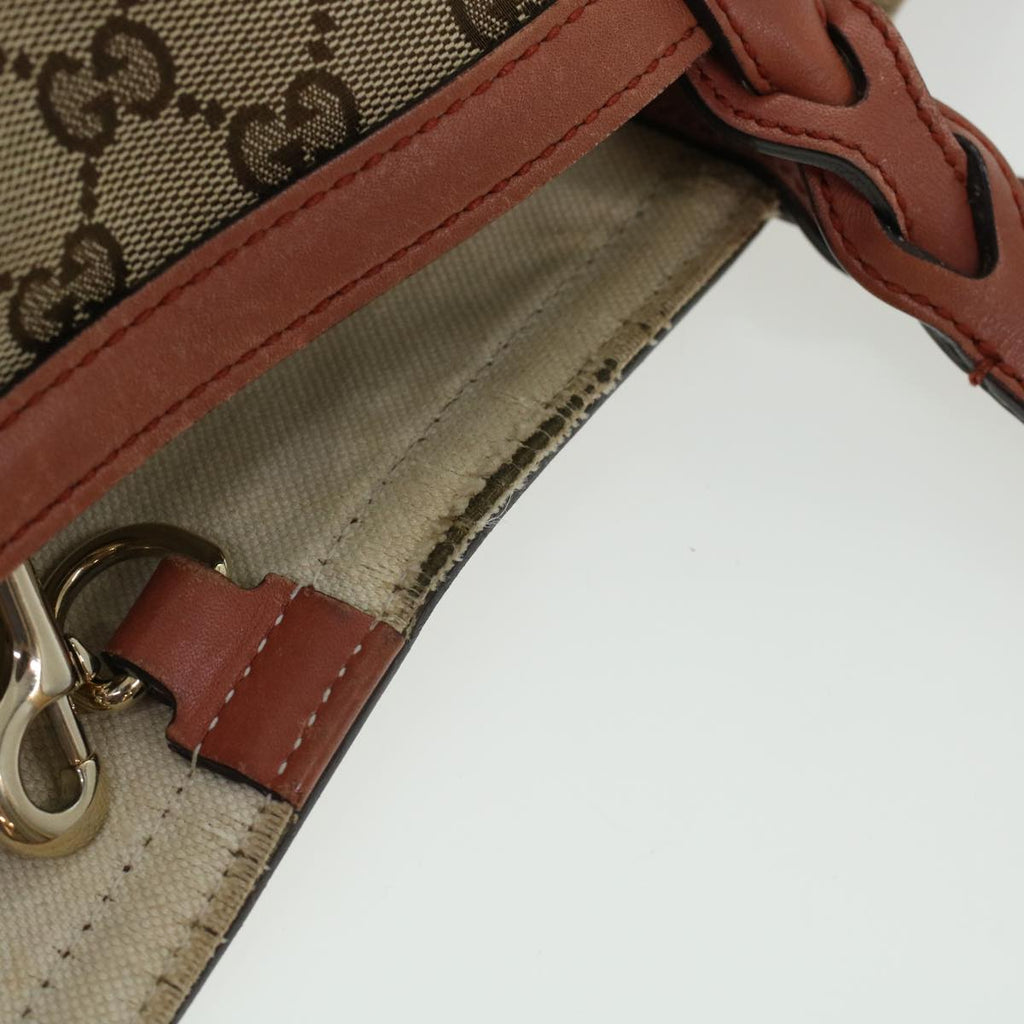 GUCCI GG Canvas Tote Bag Beige 247209 43885