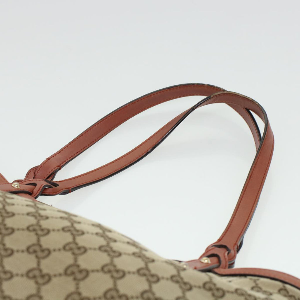 GUCCI GG Canvas Tote Bag Beige 247209 43885