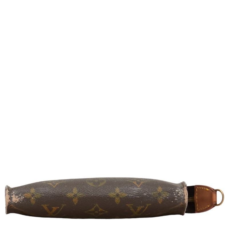 Louis Vuitton Monogram Bucket PM Pouch M42238 Brown PVC  Louis Vuitton