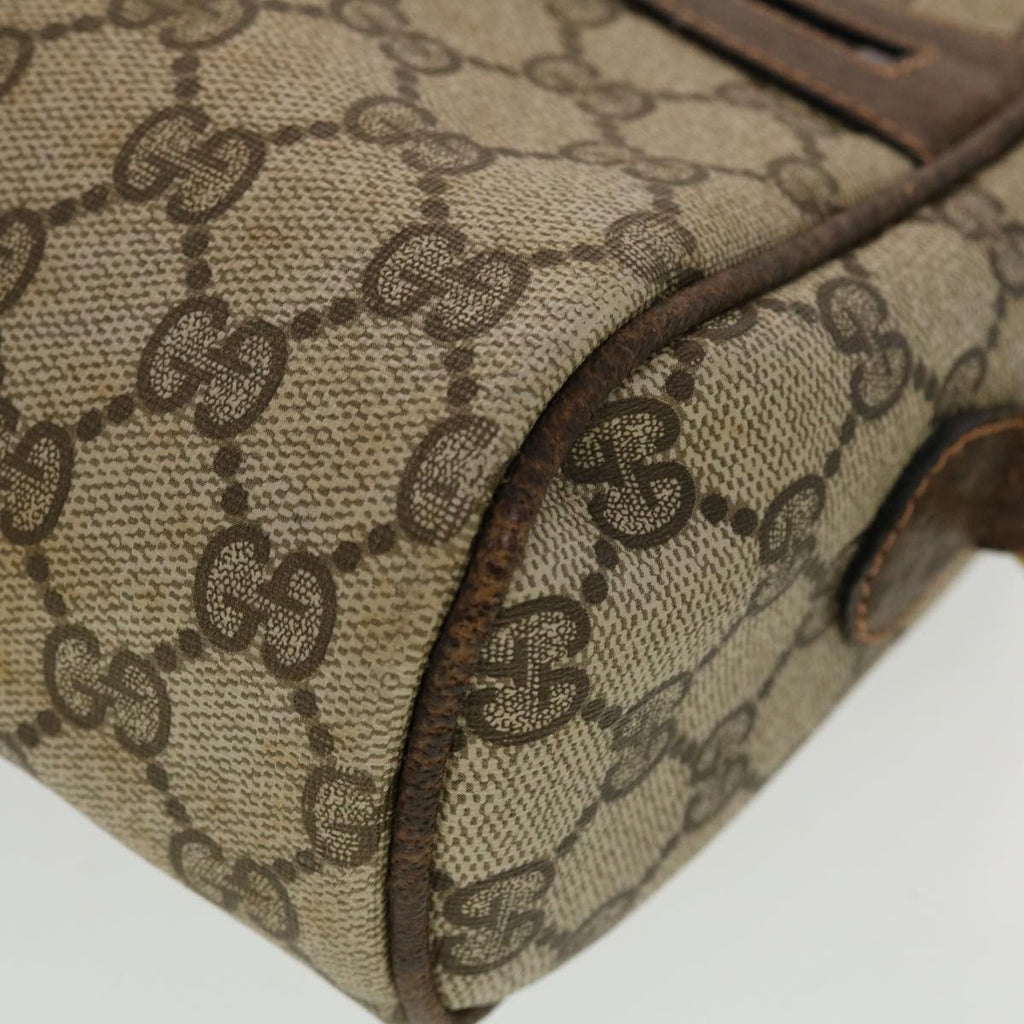 GUCCI GG Canvas Web Sherry Line Shoulder Bag Beige Red Green 43901