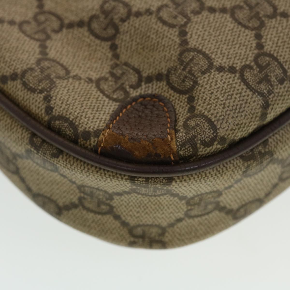 GUCCI GG Canvas Web Sherry Line Shoulder Bag Beige Red Green 43903