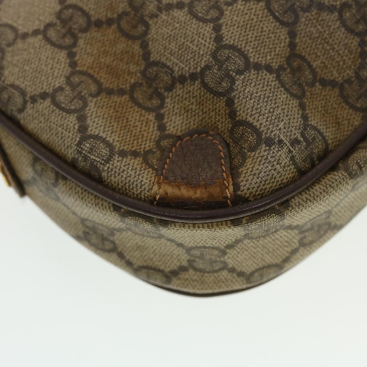 GUCCI GG Canvas Web Sherry Line Shoulder Bag Beige Red Green 43903